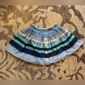 Arizona Jean Company Blue & Green Striped Skirt